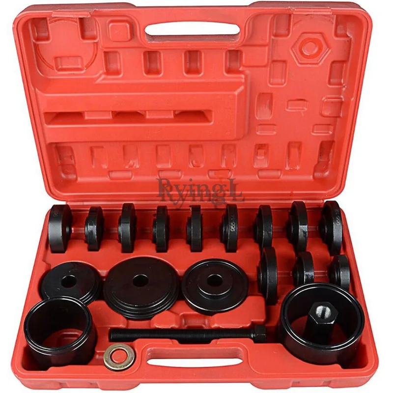 

YG 23Pcs Front Wheel Drive Bearing Press Kit Removal Adapter Puller Pulley Tool Kit