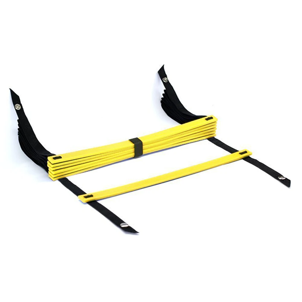 

JHO-10 Feet Agility ladder Soccer Training Quick 7 Flat Rung-Yellow
