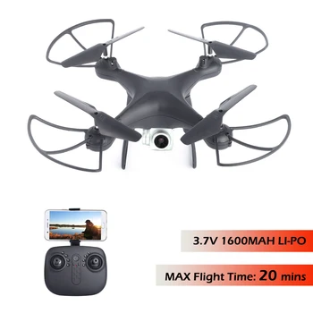 Drone 20 minutes Flight Time Drone with camera drone 2MP 0.3MP FPV Wifi UVA 4 Channel 6-Axis Height hold