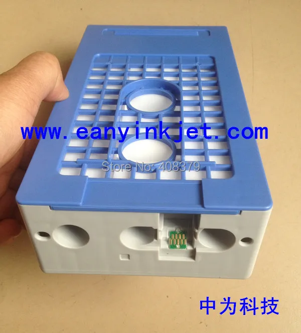 

Free shipping Maintenance tank  Waste ink tank with ARC chip for Surecolor S50680 plotter  printer