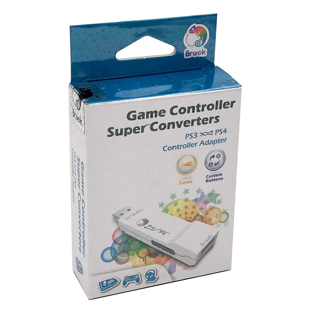 Брук USB адаптер для PS3 для PS4 игровой Супер конвертер белый использовать для PS3 контроллер Джойстик для logitech G27/G29 для PS4