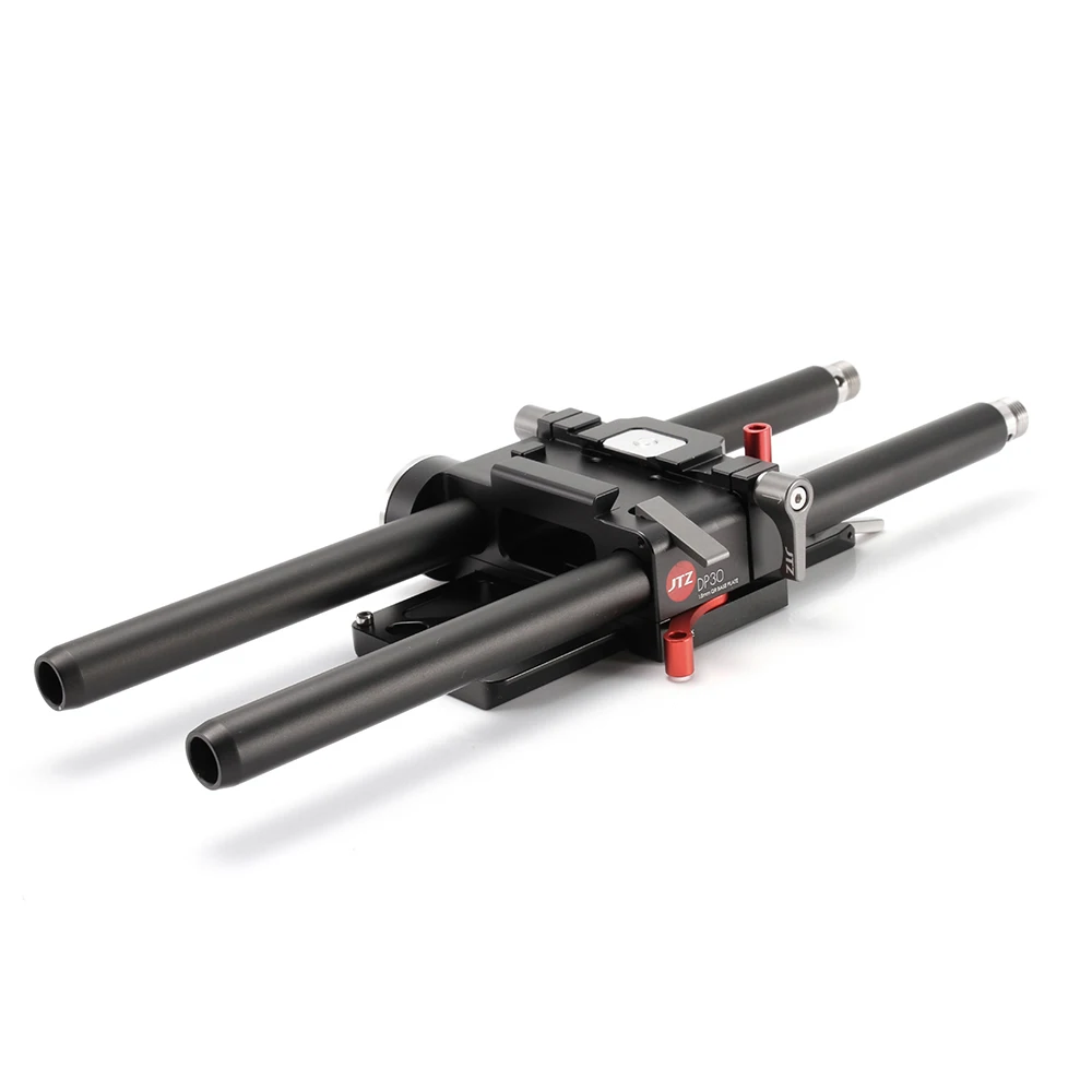 JTZ DP30 Quick Release Baseplate 15mm Rod Rig Support for Camera A7II NEX-7 a7 a7S a7R a7SII a7RII DSLR Cage
