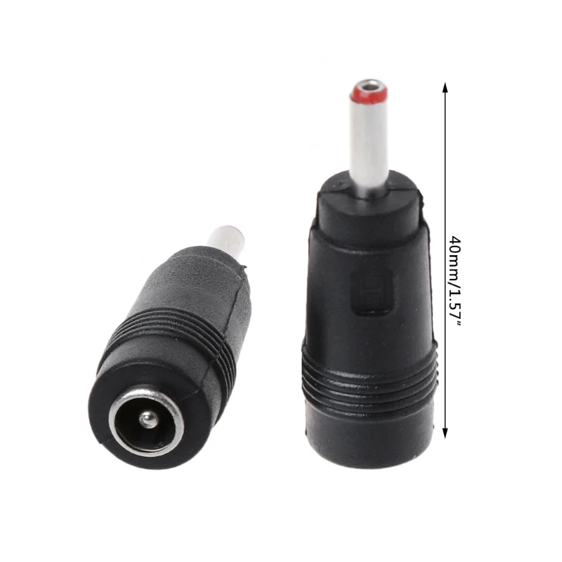 

10 pcs Power Connector Adapter 5.5 x2.1 Female LED Cabinet For 3.5 x 1.35mm Male