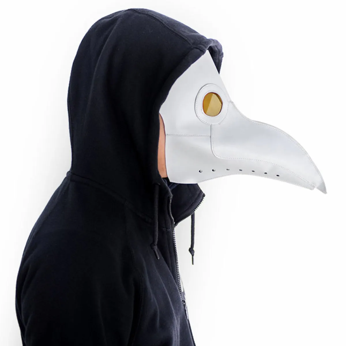 Чума маска доктора из искусственной кожи прозрачные линзы смолы клювы маски для лица на Хэллоуин костюм вечерние Карибские маски