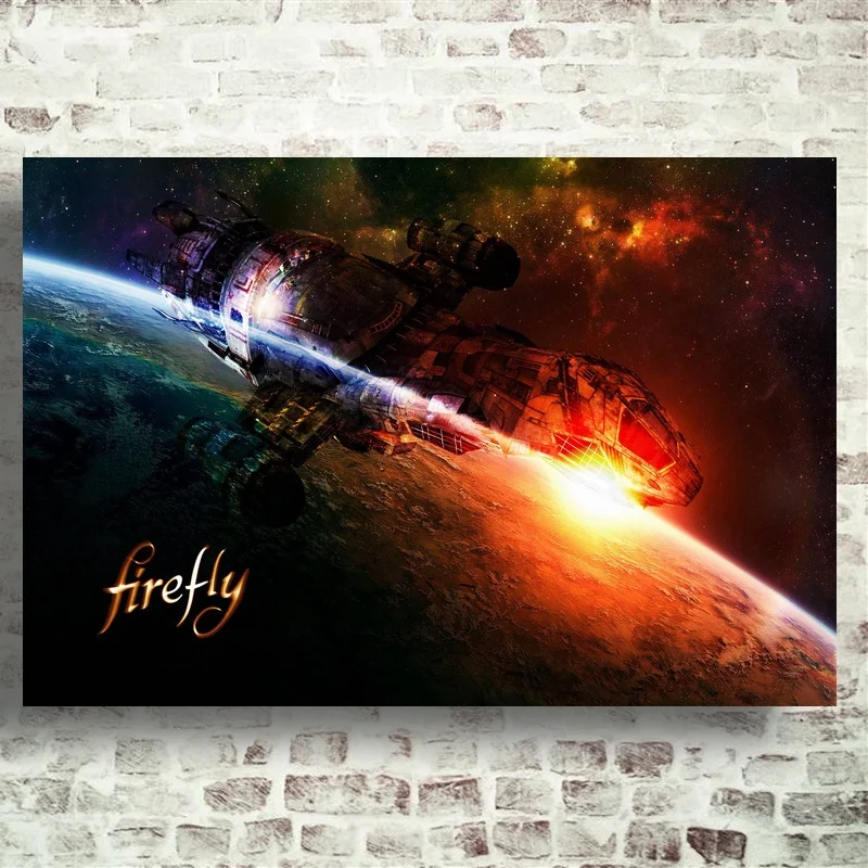 Serenity Firefly ТВ серия художественный холст постер домашний декор | Дом и сад