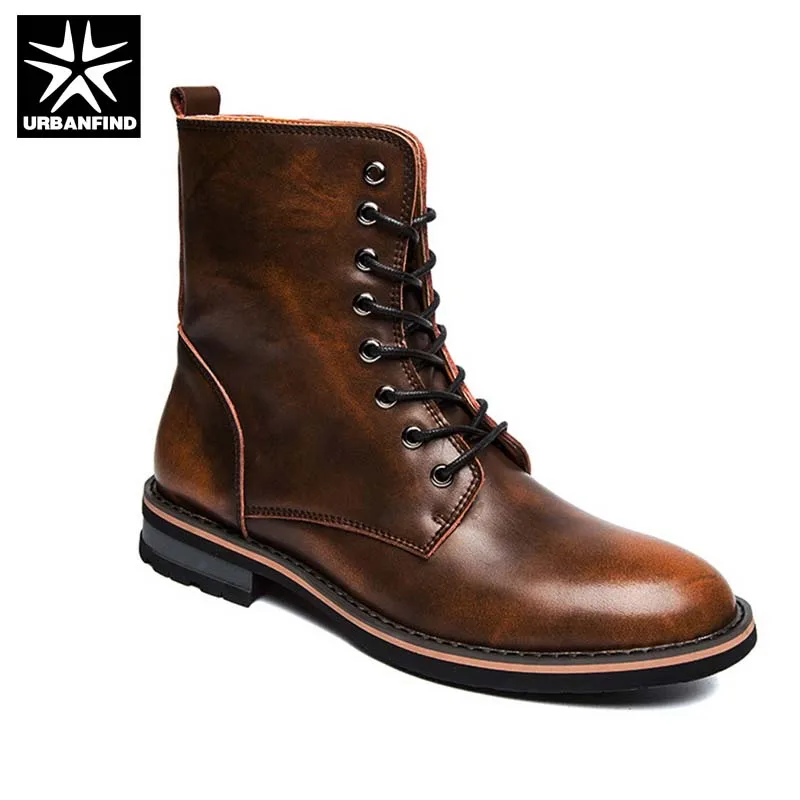 motorcycle ankle boots mens