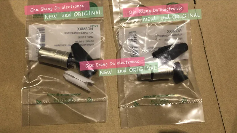 30Pcs/lot 15PCS NC3MXX &amp NC3FXX NEUTRIK Male and female A set 3 Pin XLR Connector with NEW | Обустройство дома