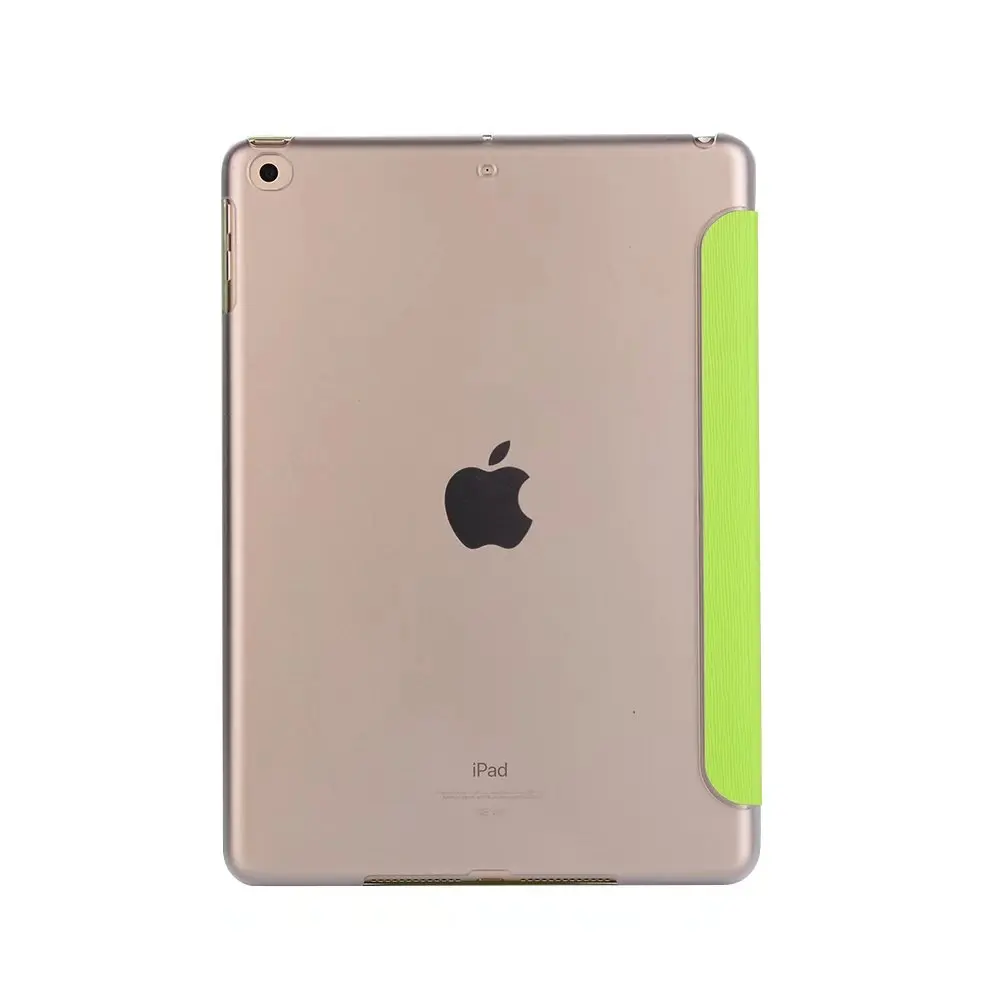 Для нового ipad 9,7 чехол релиз Смарт Пробуждение сна из искусственной кожи с матовым прозрачным ПК задняя крышка ультра тонкий флип стенд+ ручка