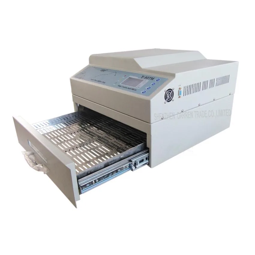 US $812.22 1pc PUHUI T937M Reflow Oven T937M LeadFree Reflow Solder Oven BGA SMD SMT Rework Sation T 937M Reflow Wave Oven