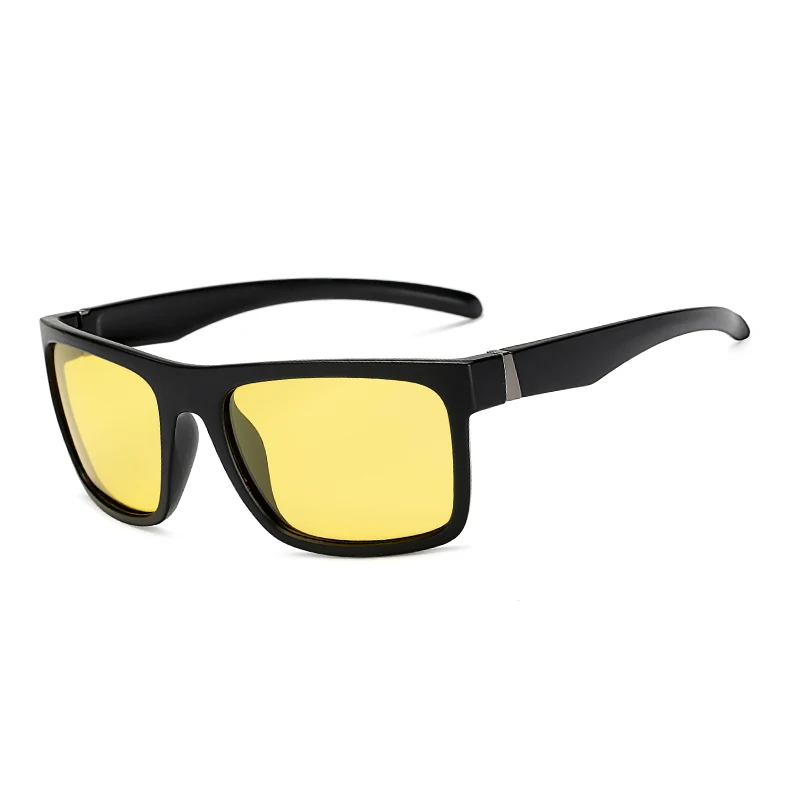 AFOFOO Классические поляризованные солнцезащитные очки фирменный дизайн мужские солнцезащитные очки для вождения мужские квадратные очки ночного видения UV400 - Цвет линз: 05