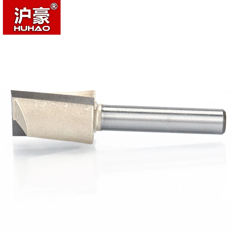 HUHAO 1 шт. 1/4 &quotхвостовик CNC очистка нижней фрезы 20 мм Деревообрабатывающие