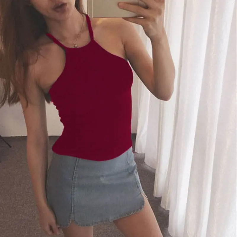 Bandage Halter Tank Tops Camisole Sexy Women Cut Out White Crop Top Crochet Cropped tops Female Bandage Halter Tank Tops Camisole Sexy Women Cut Out White Crop Top Crochet Cropped tops Female