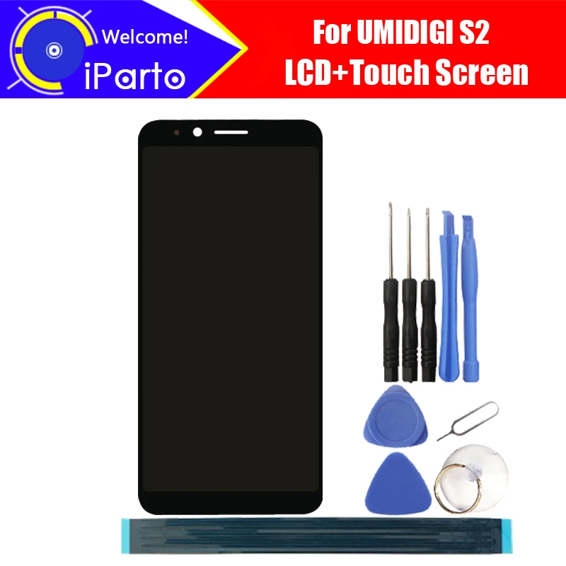 

6.0 inch UMIDIGI S2 LCD Display+Touch Screen Digitizer Assembly 100% Original New LCD+Touch Digitizer for UMI S2+Tools