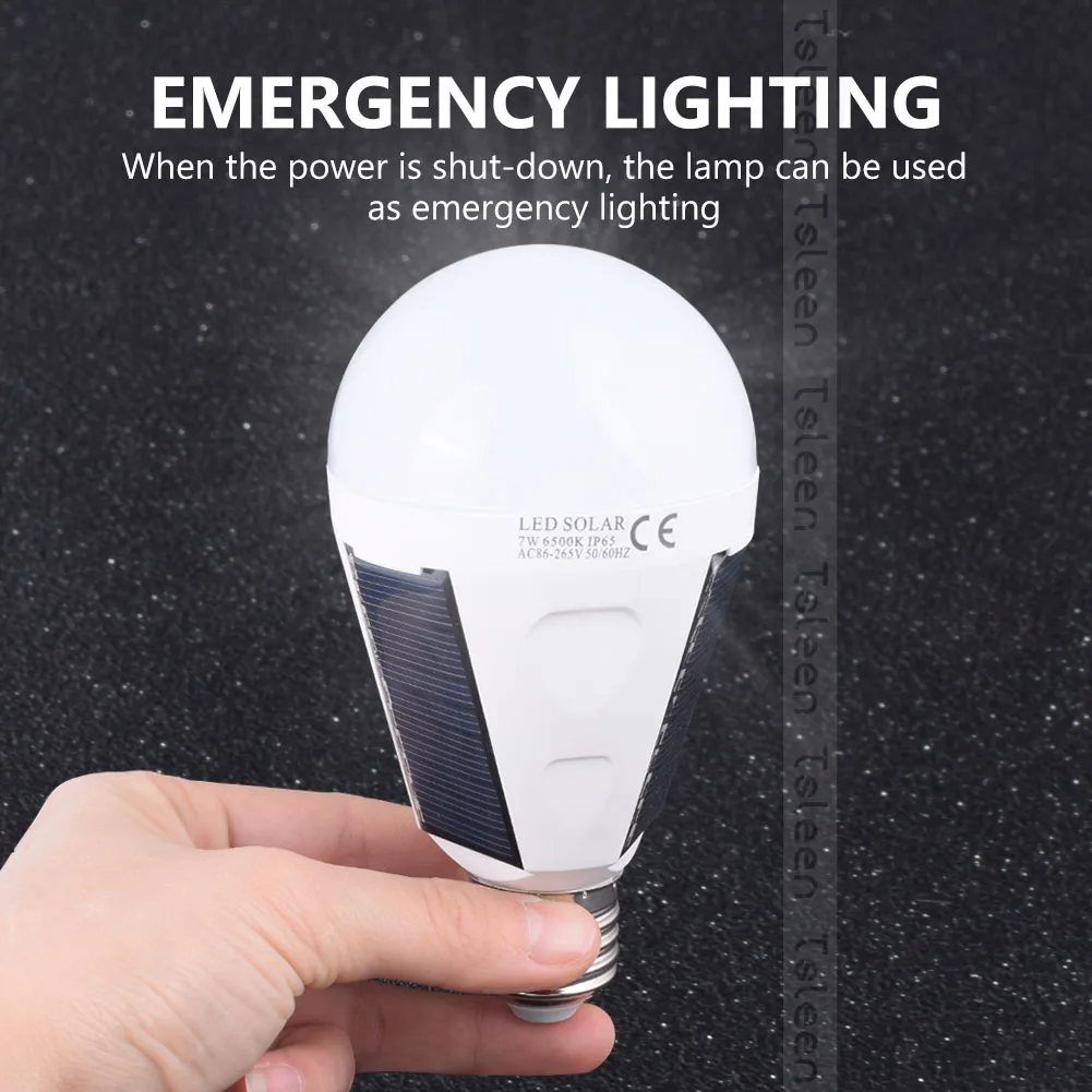 Светодиодная лампа на солнечной батарее E27 4 шт. 7 Вт 12 Вт|solar light|led solar lightoutdoor led lights |