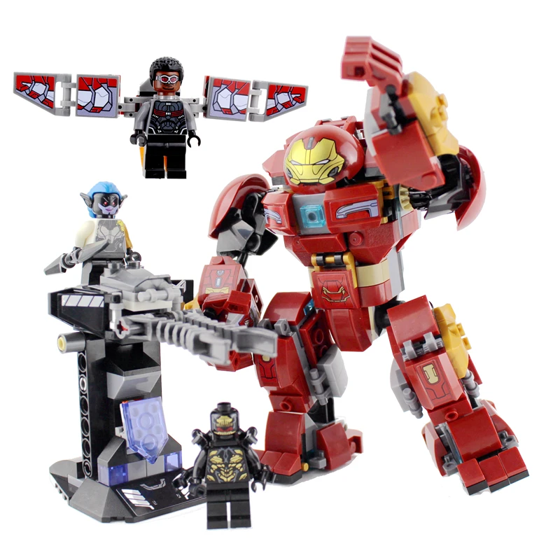 

420pcs The Hulkbuster Smash-Up Marvel Avengers 3 Infinity War Toy Blocks 76104 Compatible With Lego