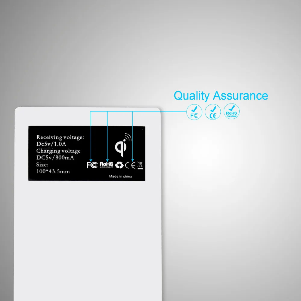 QI Стандартный беспроводной приемник зарядного устройства для Apple iPhone 5 5C 5S SE 6 6S 7 Plus модуль беспроводного зарядного устройства для мобильного телефона