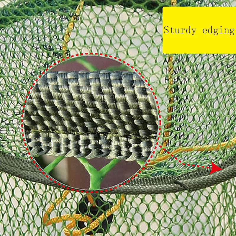 Antihook анти-скачка рыболовная сеть быстросохнущие Портативная Складная рыба гвардии большой живот Рыба Креветки крабы Рыбная приманка, по доступной цене