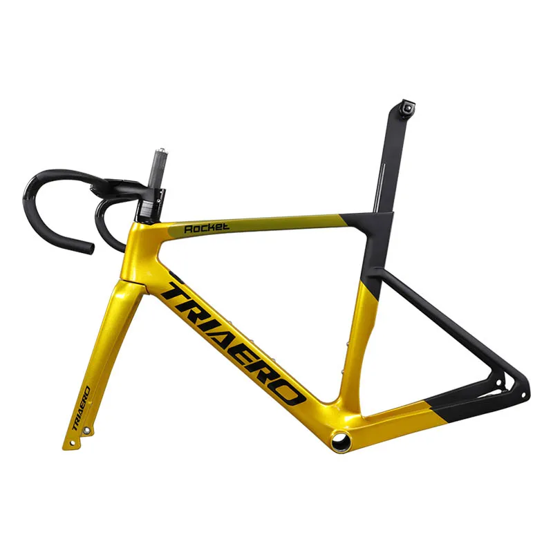 Clearance All Internal Cable Carbon Disc Brake Flat Mount Road Bike Disc Frame A9 1