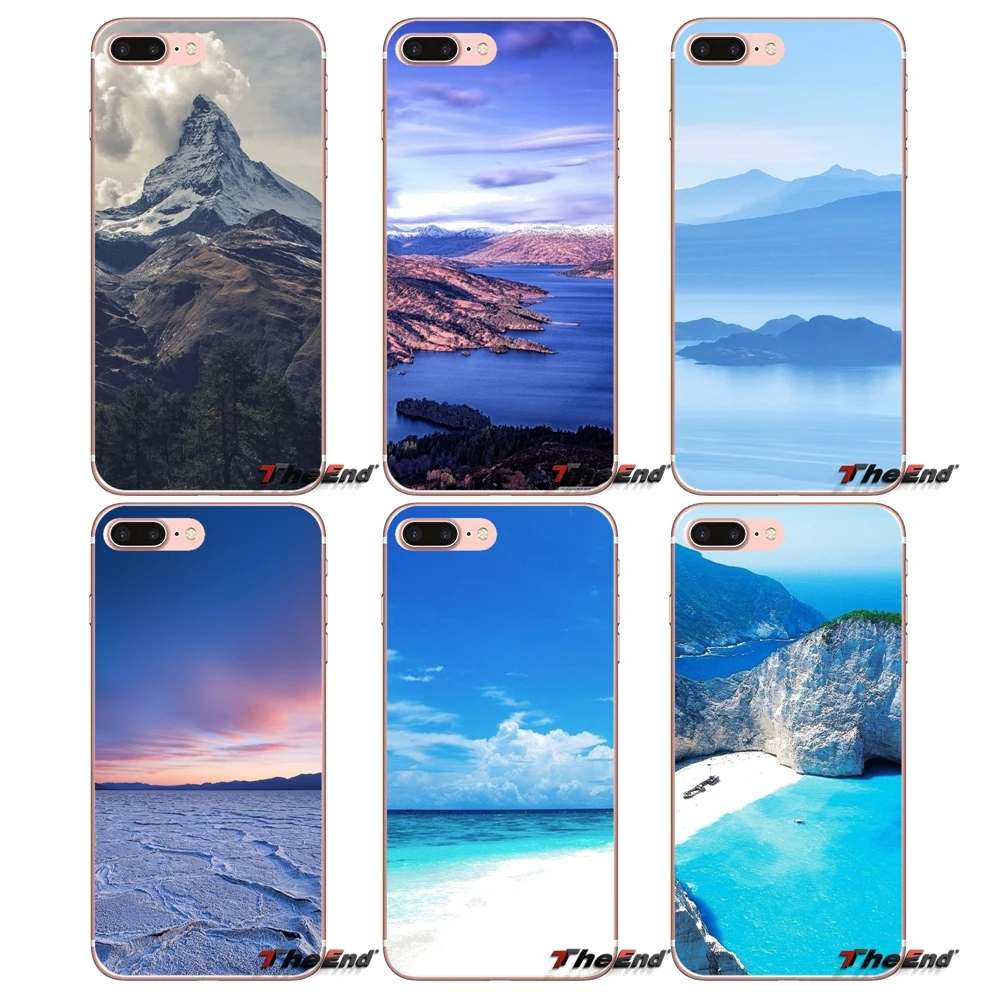 Mountains Europe Blue Sea Phone Case Cover For Huawei G7