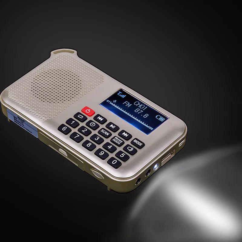 10 шт. бесплатная доставка Портативная колонка на солнечной батарее с FM радио mp3