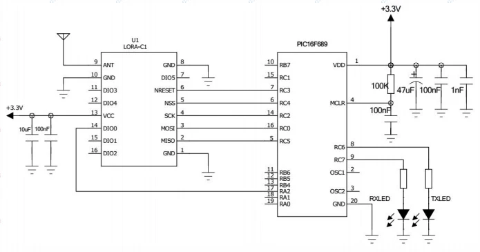 10 шт./лот lora1276-C1 FCC Сертифицированный 915 МГц 20dBm sx1276 чип дальнего радиуса действия 4 км RF беспроводной LoRa модуль