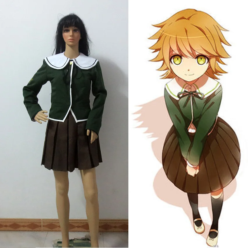 Danganronpa Chihiro Fujisaki Cosplay Costume For Women Girls on
