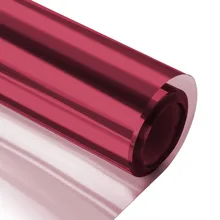 70 на 400 см зеркальная Солнечная тонированная пленка Wndow, светоотражающая самоклеящаяся односторонняя зеркальная пленка, защита от солнца, контроль тепла, красно-Серебристый