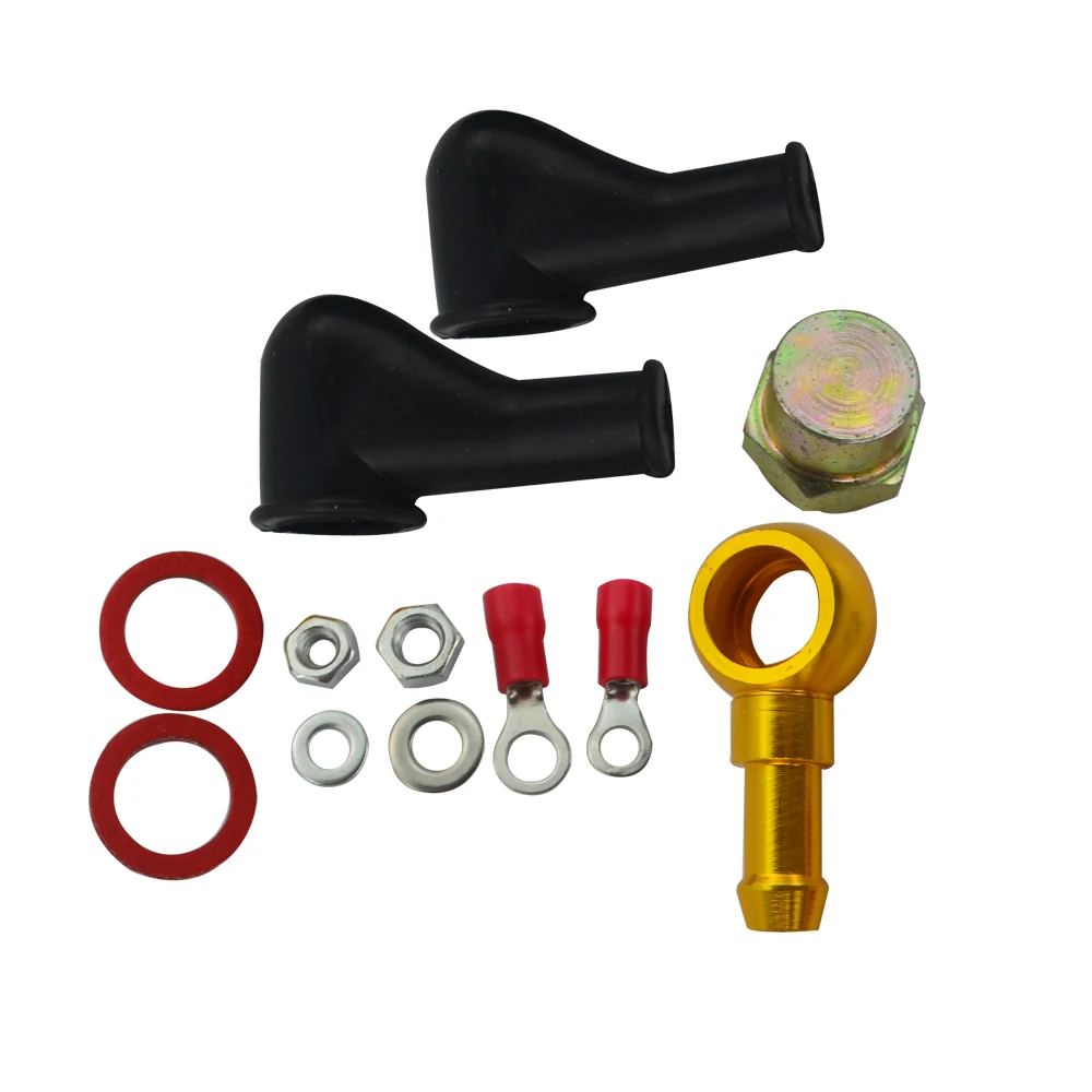 BOMBA DE COMBUSTÍVEL de CORRIDA-044 WLR BANJO MONTAGEM KIT ADAPTADOR de MANGUEIRA UNIÃO 8MM OUTLET CAUDA WLR-FK046-5