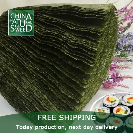 Free shipping wholesale top quality Seaweed nori for sushi 100pcs pack 2016 top selling seaweed hot