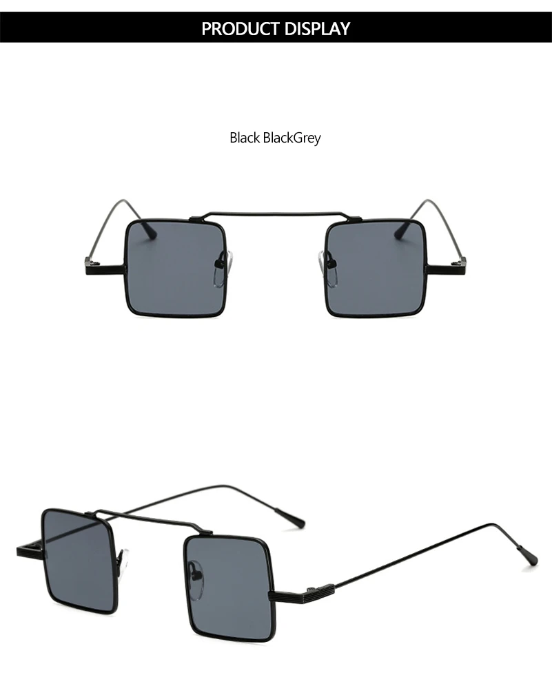 Стильные маленькие квадратные металлические стимпанк Солнцезащитные очки для мужчин и женщин, Винтажные Солнцезащитные очки, уличная мода, солнцезащитные очки UV400