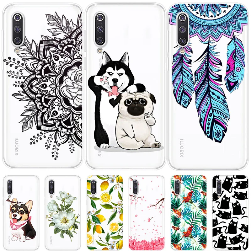 

For Xiaomi mi A3 Case TPU Silicone Soft Cartoon Clear Case for Xiaomi mi A3 miA3 A 3 Phone Back Cover For Xiomi mi A3 6.01" Capa