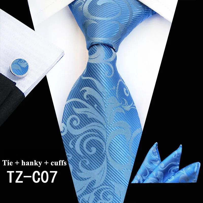 Коричневый модный ретро деловой мужской галстук Карманный Набор Запонок классический мужской Галстук Пейсли набор шелковых галстуков Свадебный жаккардовый