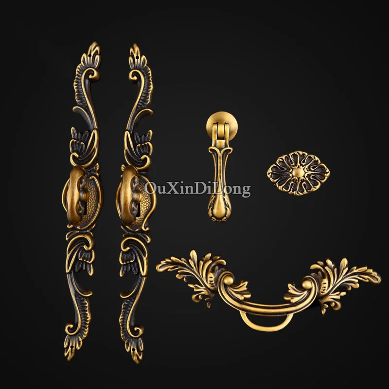 5 или 10 шт. латунные ручки для мебели в античном европейском стиле|furniture handle|kitchen pull