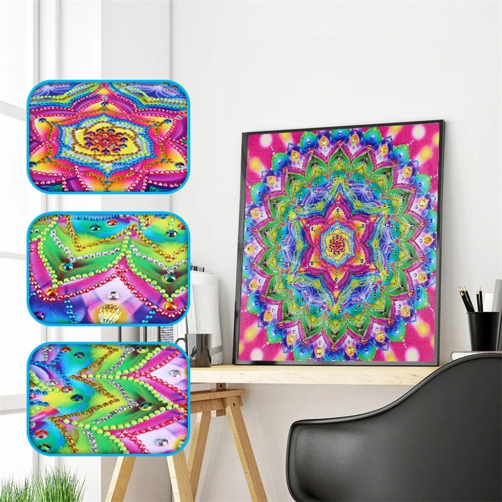 

Diamond Painting Special Shaped DIY 5D Partial Drill Cross Stitch Diamond Embroidery Crystal Rhinestone Of Picture Arts Craft**D