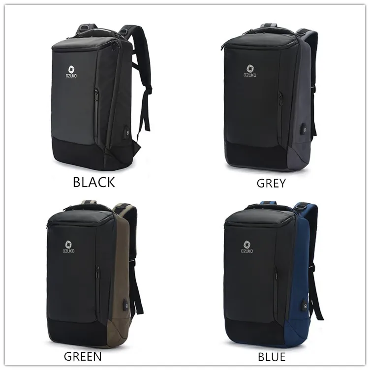 Fashion business traveling bag 20 inch waterproof bags with raincover custom back pack men bagpack backpack laptop usb backpack