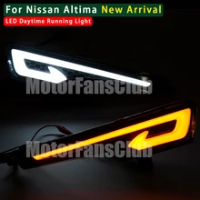 MOTORFANSCLUB Сид drl Для Nissan Teana Altima 2013 2014 Дневного Света противотуманная фара с поворотом света