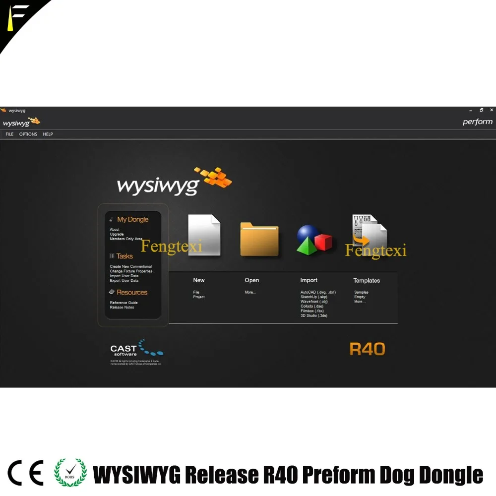 WYSIWYG R40 Dongle английская раскладка 40 собака Преформа шифрованный свет сцены театра