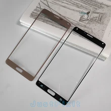 Для samsung Galaxy Note 4 N910 N910C N910F N910A lcd сенсорный экран передняя стеклянная внешняя панель Замена клея внешняя стеклянная линза