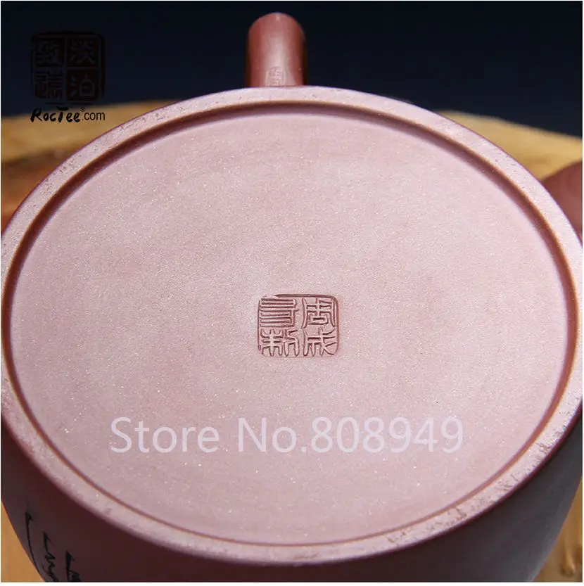 Чайные принадлежности ручной работы, чайные наборы Yi Xing, Фиолетовый Глиняный чайный горшок Zi Sha Fu, чайный горшок ручной работы, китайский, 240 мл