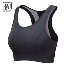 Lucylizz женский спортивный бюстгальтер для фитнеса, спортивный бюстгальтер для спортзала, тренировочный бюстгальтер с сеткой, бюстгальтер для йоги, спортивная одежда, дышащий бюстгальтер для бега