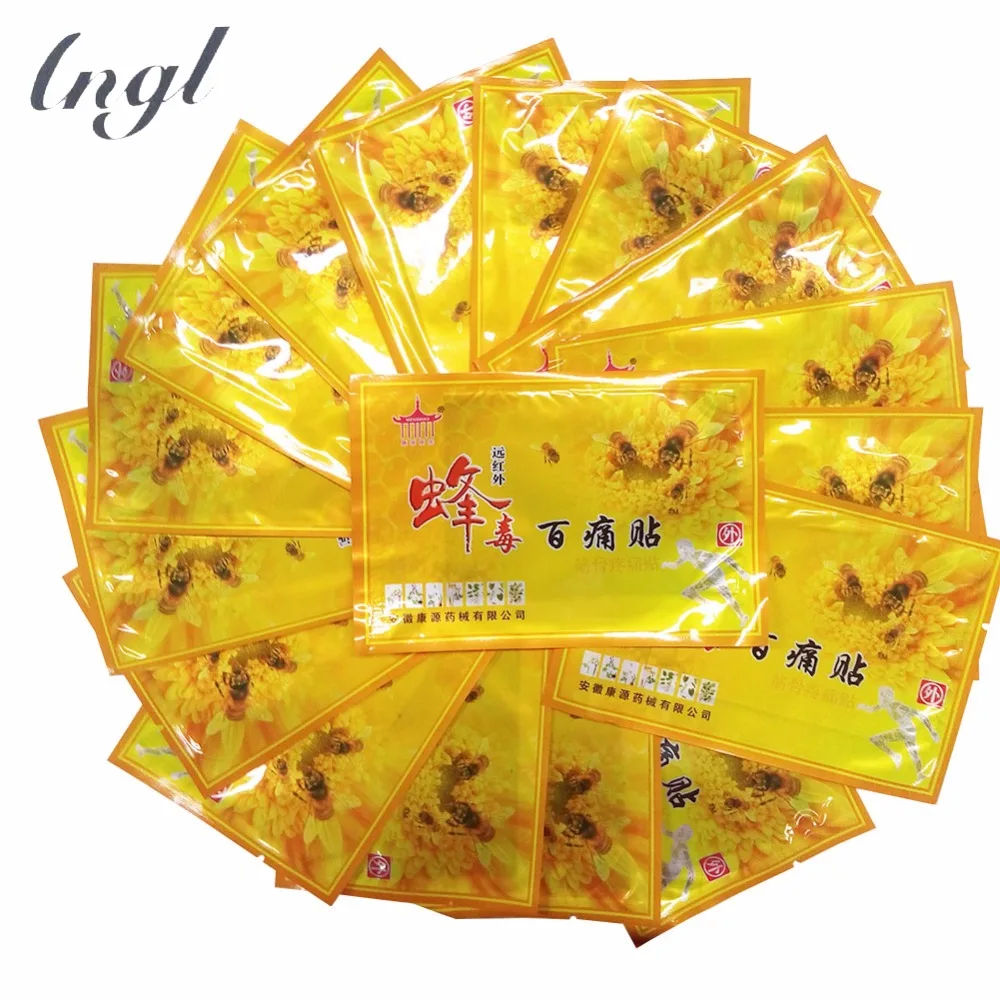 10 Pcs Bee Venom Balm Nyeri Sendi Stiker Leher Kembali Pijat Obat 10 Pcs Bee Venom Balm Nyeri Sendi Stiker Leher Kembali Pijat Obat