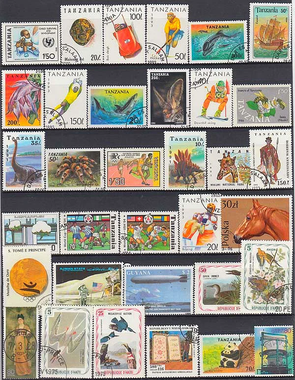 50 шт./лот случайный все разные из многих стран без повтора неиспользованные почтовые марки для сбора