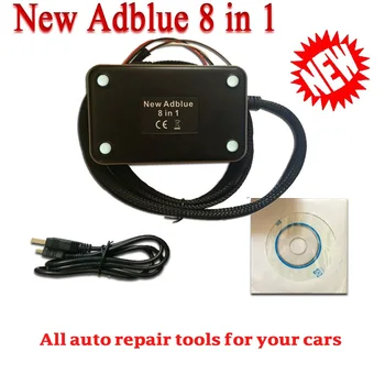 

Free Shipping Quality AA++ dblue 8 in 1 Adblue Emulation 8in1 With NOx Sensor Adblue Emulator 8in1 For 8 Type Trucks