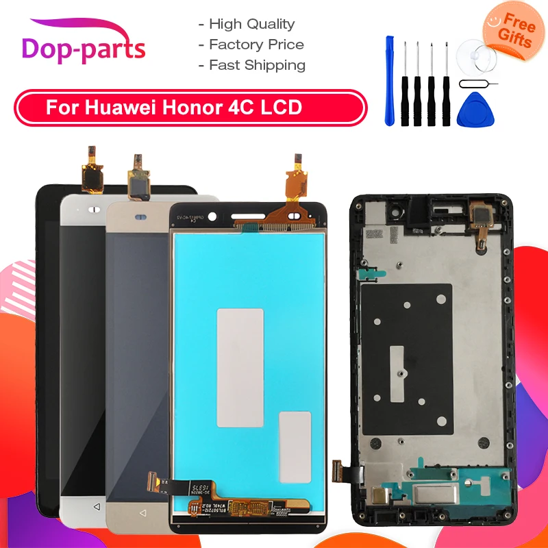 

For huawei honor 4c pro TIT-L01 LCD Display + Touch Screen Digitizer Assembly with Frame For HUAWEI Y6 Pro Display Replacement