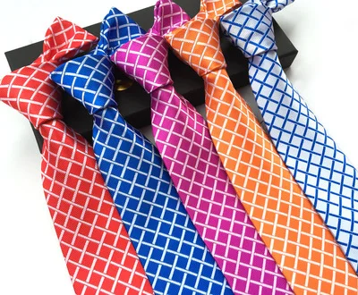 8cm necktie plaid tie for font b men b font neckwear colored ties suit font b