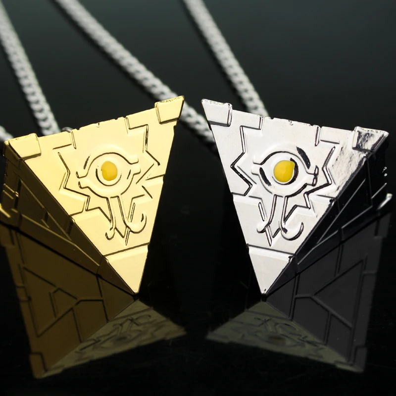 Позолоченное посеребренное хип-хоп ожерелье иллюминатов Пирамида Египетский Глаз Хоруса очаровательные ожерелья с подвесками для мужчин амулет Рок Панк Тип