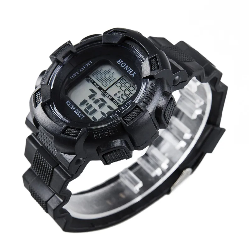 Мужские часы, светодиодный цифровой будильник, водонепроницаемые спортивные военные мужские кварцевые часы, уличные электронные мужские часы, мужские часы