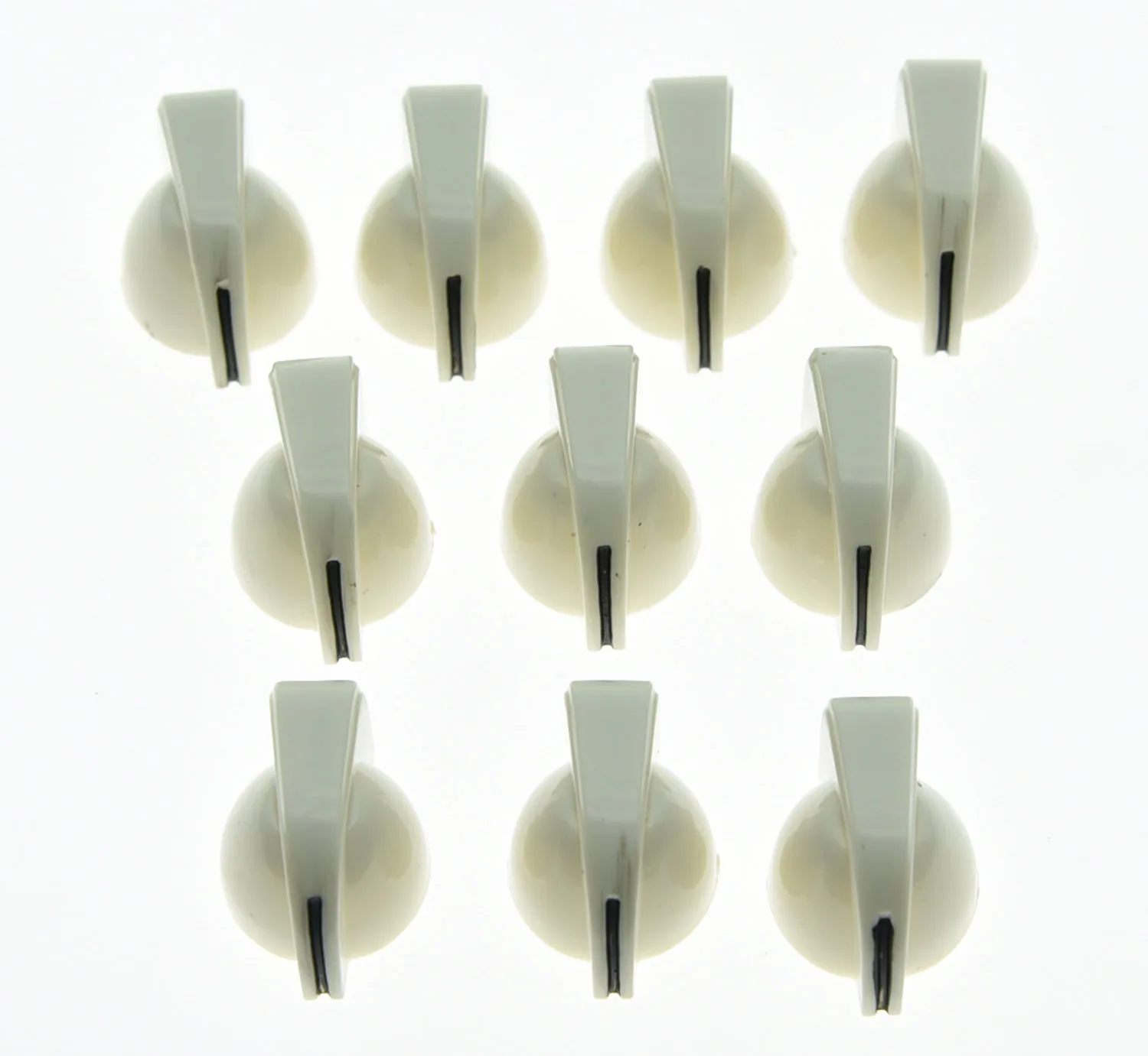 Pack of 20 White Guitar Mini Chicken Head Knobs Guitar AMP Effect Pedal