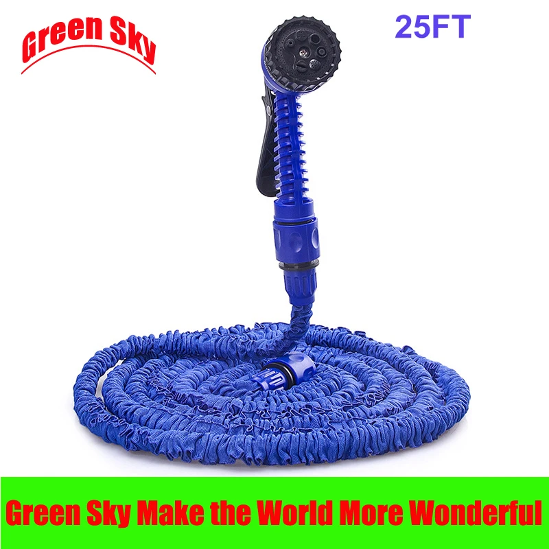 Hot Selling 25FT Flexible Expandable Plastic Garden Water Pipe With