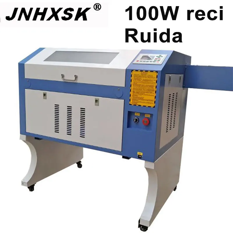 

JNHXSK 100W W2 Reci Co2 Laser Cnc 4060 Laser Engraving Cutter Machine Laser Marking Machine Mini Laser Engraver Cnc Router Diy